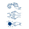 Juice Lasting Ink Tattoos 2 Weeks Lasting Temporary Waterproof Transfer Tattoo Butterfly Wing Body Art Arm Fake Tattoo Sticker