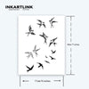 Flock of Birds Temporary Tattoo | Waterproof | Lasts Up to 15 Days | Semi-Permanent Look