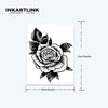 Flower Temporary Tattoo Sticker | Waterproof | Lasts up to 15 Days | Semi Permanent