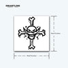 Whitebeard Pirates Temporary Tattoo | Waterproof | Lasts Up to 15 Days | Semi-Permanent