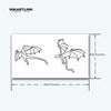 Pterosaur Temporary Tattoo | Waterproof | Lasts up to 15 Days | Semi-Permanent