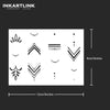 Henna Finger Tattoo - Temporary Tattoo Sticker, Waterproof, Lasts up to 15 Days, Semi Permanent
