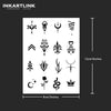 Henna Finger Tattoo (6) | Temporary Tattoo Sticker | Waterproof | Lasts Up to 15 Days | Semi-Permanent Fake Tattoo