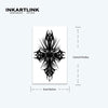 Cross Temporary Tattoo | Waterproof | Lasts 15 Days | Semi-Permanent | Magic Sticker