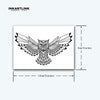 Owl Temporary Tattoo Stickers | Magic Tattoos | Herbal Juice Tattoos | Lasts 1-2 Weeks | Realistic Fake Tattoos