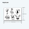 Simple Small Design Temporary Tattoo Sticker | Waterproof | Lasts up to 15 Days | Semi-Permanent Look