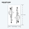 Minimalist Art Temporary Tattoo | Waterproof | Lasts Up To 15 Days | Semi-Permanent Fake Tattoo