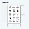 Little Design Temporary Tattoo Sticker | Waterproof | Long-lasting | Lasts up to 15 Days | Semi-Permanent | Quick & Easy Application