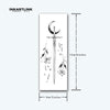Moon Sword Temporary Tattoo Sticker, Waterproof Magic Tattoo, Lasts to 15 Days Fake Tattoo, Semi Permanent Tattoo