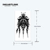 Demonic Ink Temporary Tattoo Sticker | Waterproof | Lasts Up to 15 Days | Magic Theme | Semi-Permanent Look