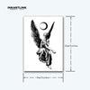 Angel Temporary Tattoo Sticker, Waterproof Magic Tattoo, Lasts to 15 Days Fake Tattoo, Semi Permanent Tattoo