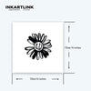 Daisies Temporary Tattoo Sticker, Waterproof Magic Tattoo, Lasts to 15 Days Fake Tattoo, Semi Permanent Tattoo.