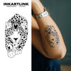 Romantic Leopard Temporary Tattoo | Magic Herbal Ink | Lasts 1-2 Weeks | Realistic Look | Water Resistant