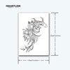 Hand-Painted Goldfish Temporary Tattoo | Lasts 1-2 Weeks | Water & Sweat Proof | Realistic Herbal Juice Tattoos